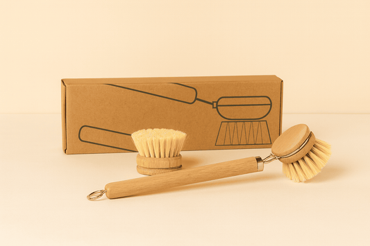 Bambus Spülbürsten-Set - 3-teilig
