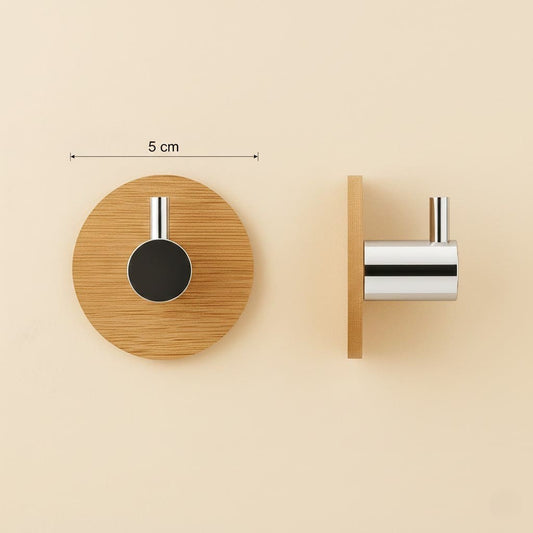 Selbstklebende Bambus Wandhaken 6er Pack