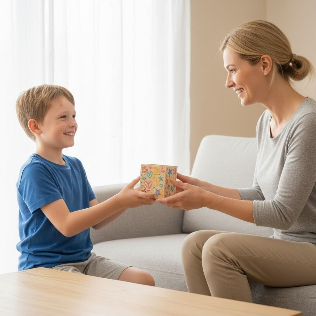 Eckiger Holz Stiftehalter - unbehandelt für DIY & schreibtisch