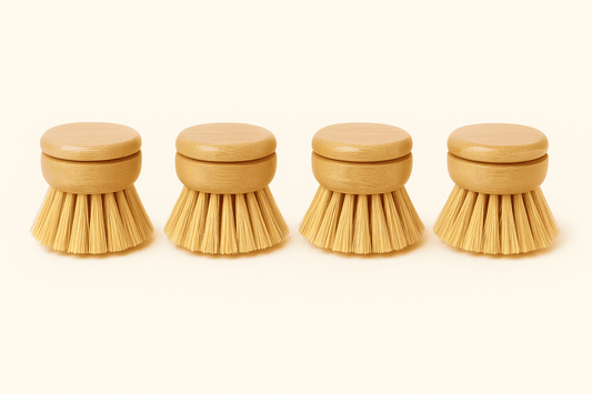 Ersatz Bambus Bürstenköpfe - 2er / 4er Set