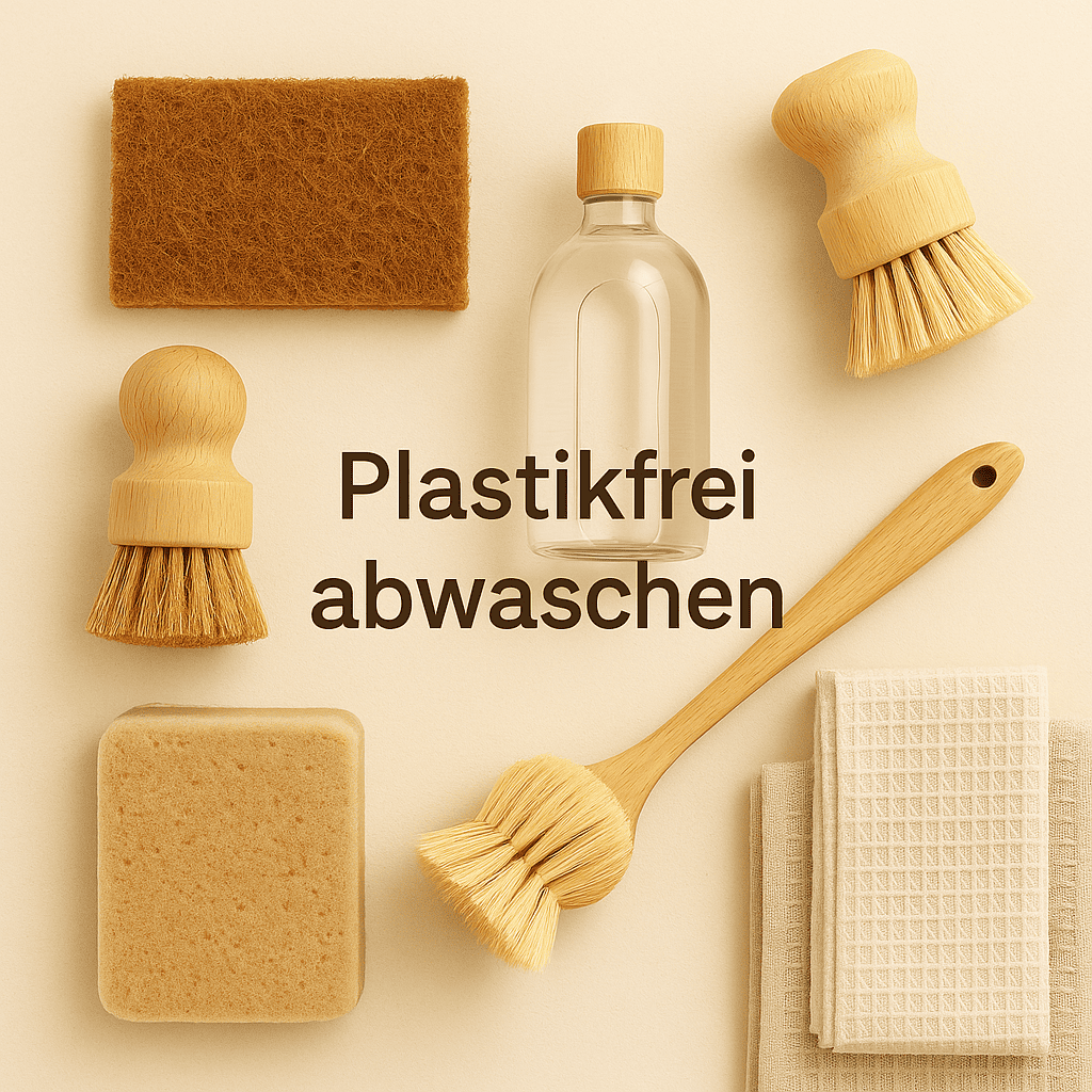 Plastikfrei abwaschen: So stellst du deine Küche auf nachhaltige Spülhelfer um
