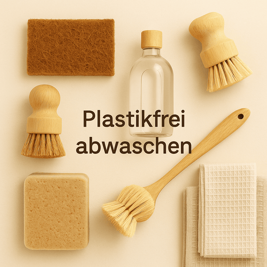 Plastikfrei abwaschen: So stellst du deine Küche auf nachhaltige Spülhelfer um