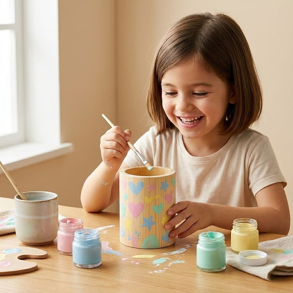 DIY Geschenk zum selbst gestalten - DIY Stiftehalter