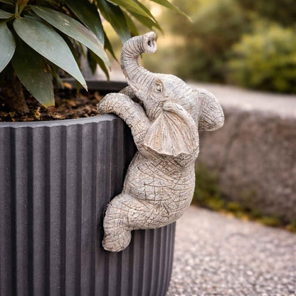 Blumentopf Elefant Deko – Hängender Elefant für Pflanzen & Garten – Nahmo