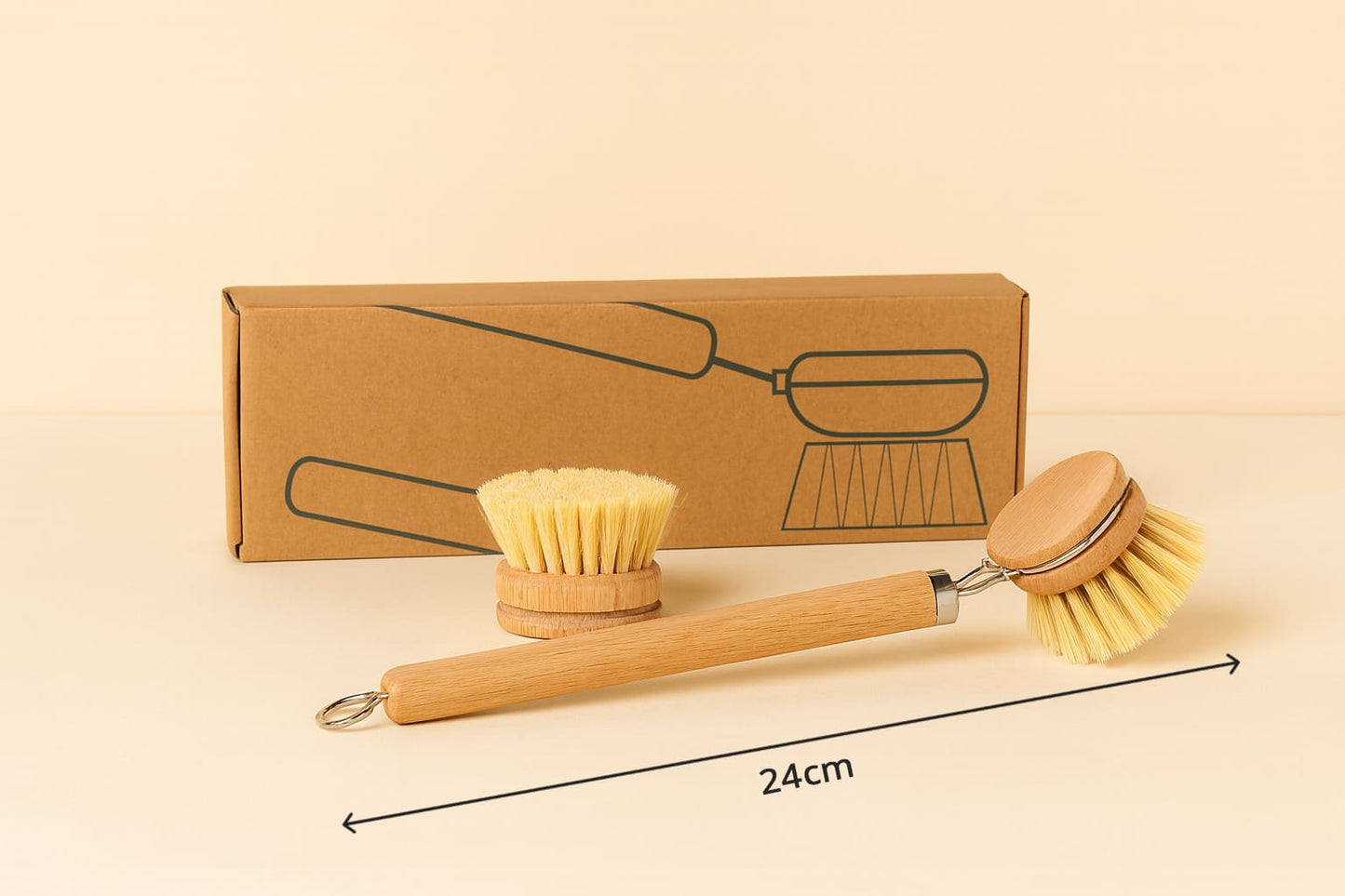 Einfacher Wechsel des Bürstenkopfes – langlebige und nachhaltige Spülbürste