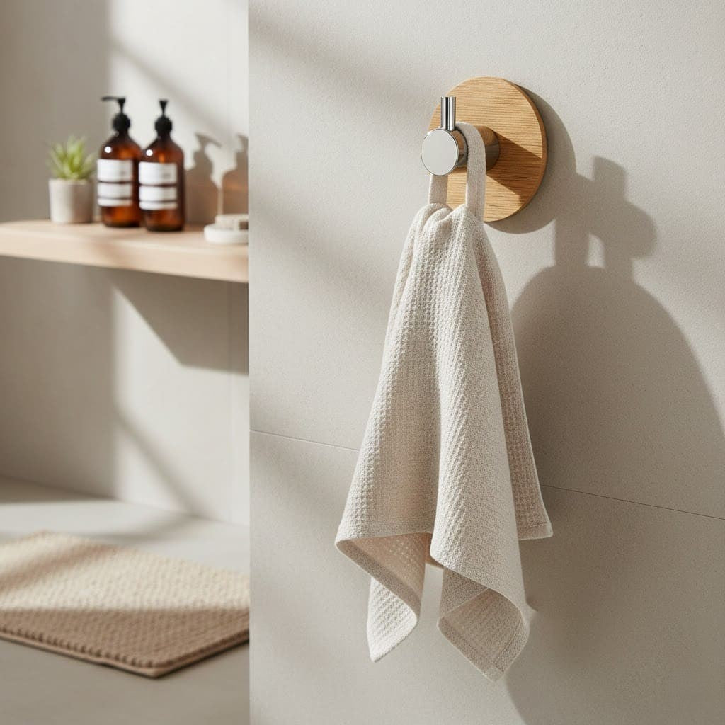 Selbstklebende Bambus Wandhaken 6er Pack