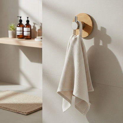 Selbstklebende Bambus Wandhaken 6er Pack